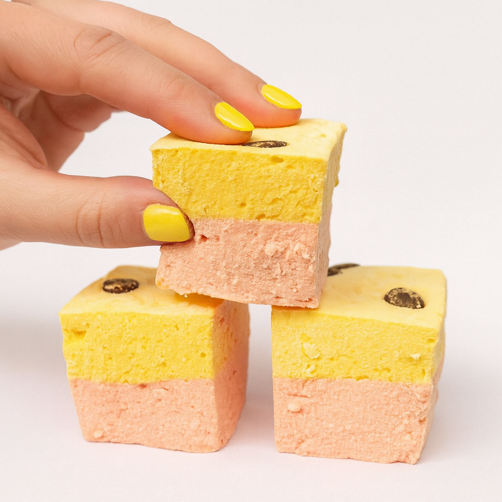 Marshmallow Raspberry-Lemon-Dark Chocolate