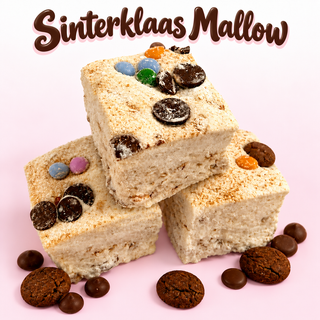 Feestelijke handgemaakte Sinterklaas marshmallows