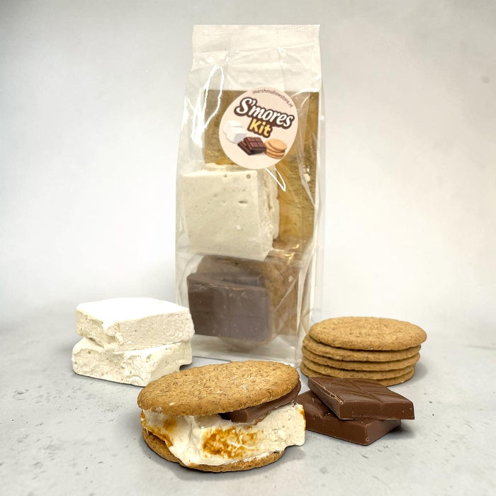 S'mores Kit – warm, klebrig & bereit zum Schmelzen (auch glutenfrei möglich)